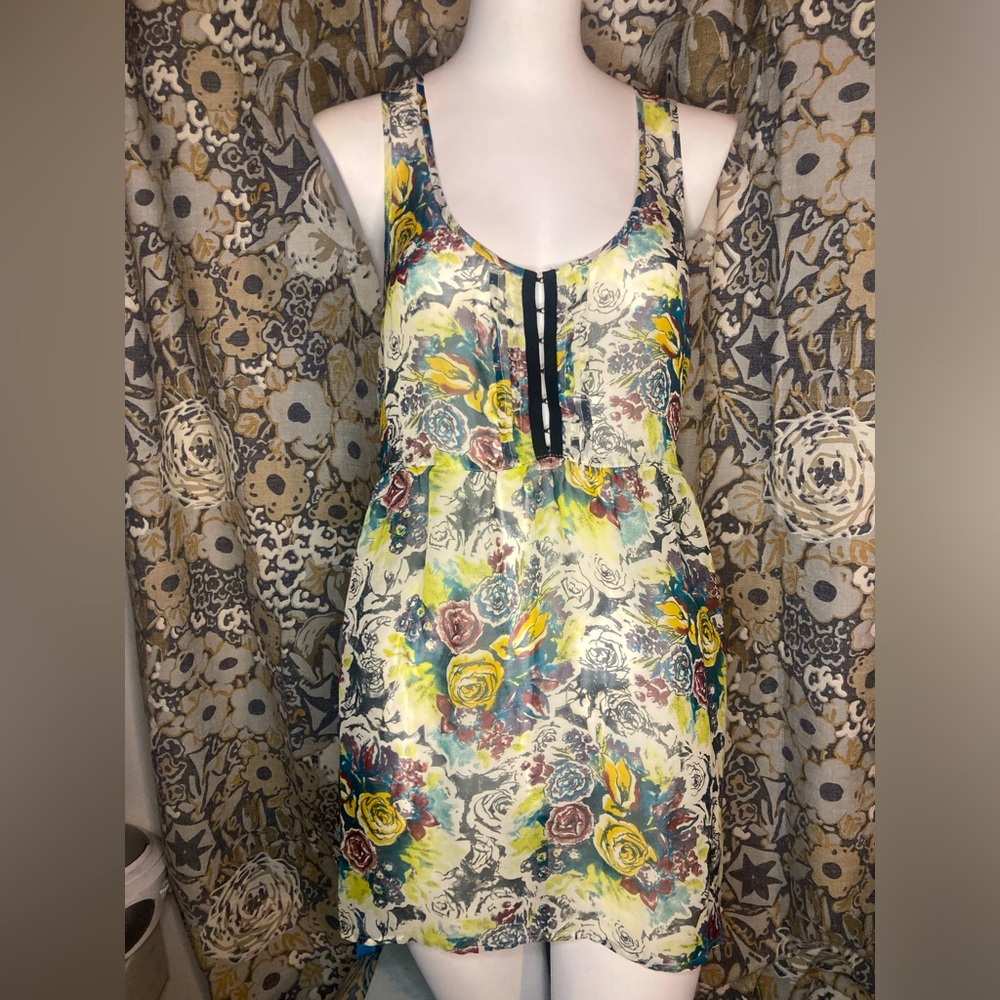 Frenchi sheer blouse
